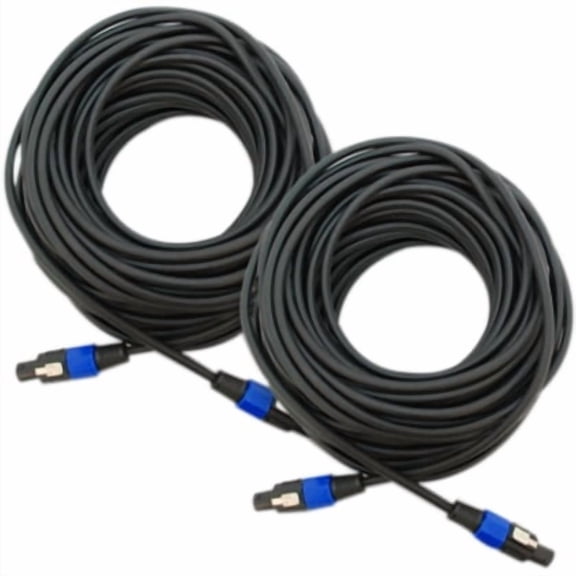 Seismic Audio TW12S100- Two Speakon to Speakon Speaker Cable 100'