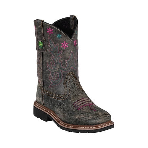 Children's John Deere Boots Square Toe PullOn 2332