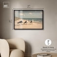 thumbnail image 5 of Seagulls at the Beach I Shadowbox Print Coastal Art by Art Remedy, Black Frame, 36 x 24, 5 of 7