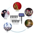 thumbnail image 2 of Paquete de 10 luces solares para estacas, luces decorativas navideñas para exteriores, alambre de co Meterk Luces de camino, 2 of 7
