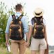 thumbnail image 4 of Disketp Lake Meditating Elephant print Canvas Backpack Lightweight Travel Daypack Student Rucksack Laptop Backpack-Small, 4 of 5