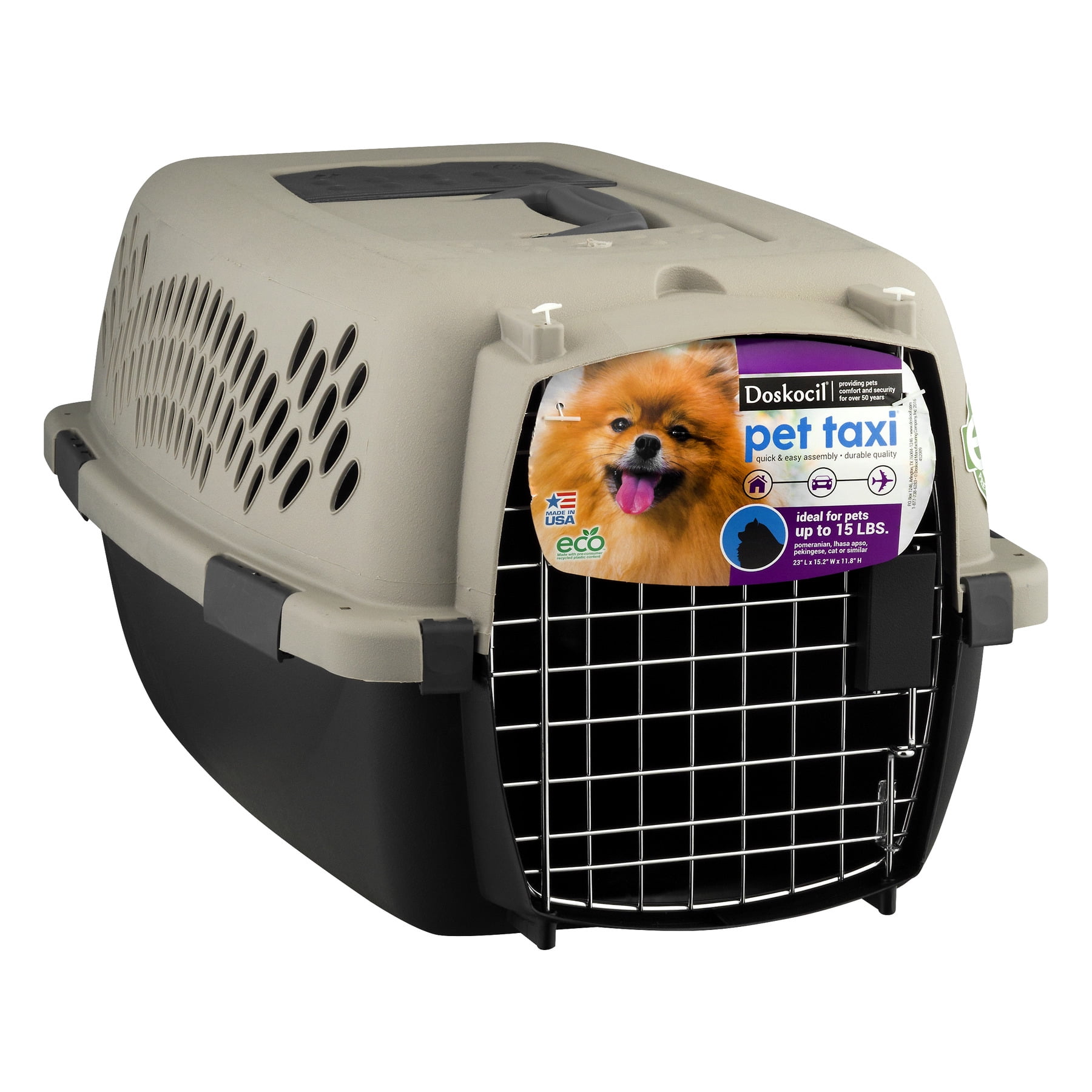Dosckocil Pet Taxi 23" Pet Carrier, Extra Small, Beige 29695410956 eBay