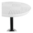 thumbnail image 4 of Moe's Home Collection Table d'Appoint Extérieure en Pierre de Fondation Blanche, 4 of 6