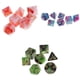 thumbnail image 1 of Dados Acrílicos Poliédricos de 21 Piezas Bicolor Dados Multilaterales de 16 Mm, 1 of 9