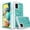 Teal, variant on Samsung Galaxy S20 FE Case, [NOT FIT Samsung S21 FE] W/ [Tempered Glass Screen Protector], Military Grade 12 Feet Drop Proof Phone Cover with Glitter Spot Diamond -Teal