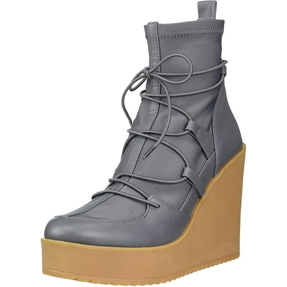 Steve Madden Womens Atomic Ankle Boot 7.5 Grey Multi