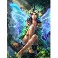 thumbnail image 1 of Pintura de diamante 5D MACHAO flor hada mariposa 30 x 40 cm, 1 of 5