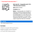 thumbnail image 2 of Ball Joint Kit - Compatible with 1978 - 1986 Chevy El Camino 1979 1980 1981 1982 1983 1984 1985, 2 of 2