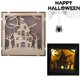 thumbnail image 1 of Xihbxyly Lámpara Colgante Vintage de Halloween, Diseño Hueco de Madera, Detalle de Grabado Led, Decoración Brillante y Elegante, Perfecta para Fiestas, Cosplay, Halloween, 17 X 17 X 2,5 Cm., 1 of 2