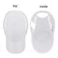 thumbnail image 4 of Beautynvta Folding Outdoor Hat for Men Women, Lightweight Breathable Baseball Cap Sun Hat, Quick Dry Running Hat, White, 4 of 6