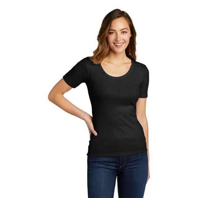 District T-Shirt Col Rond pour Femmes V - I - T - Côtes DT6020