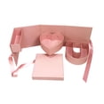 thumbnail image 3 of Tnarru Empty Flower Gift Box Chocolate Sweet Container Flower Arrangement Fashion Floral Packaging Fillable Gift Box for Valentines Pink, 3 of 8