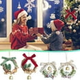 thumbnail image 7 of Harpi 5 Inch Christmas Wreaths for Front Door, Winter Decor Small Wreath Christmas Ornaments Christmas Party Atmosphre Decoration Props To Give Small Gifts Christmas Wreath, 7 of 7