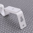 thumbnail image 4 of Tineasur Curtain Mounting Holder White Easy to Install for Home Decoration 2Pcs, 4 of 7