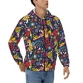 thumbnail image 4 of Zip Up Hoodies for Men - Rock Music Long Sleeve Comfrt Men'S Fashion Hoodies & Sweatshirts, Jackets for Men Hoodies Pullover Clothing Clothes with Pouch, 4 of 5