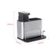 thumbnail image 1 of Dispensador de líquido para lavavajillas con soporte para esponja y soporte para cepillo, soporte para esponja para fregadero de cocina de acero inoxidable (12,8*18*18,8 CM), 1 of 4