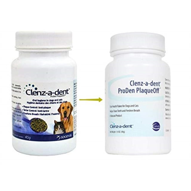 clenzadent pet dental plaqueoff food additive 40 g