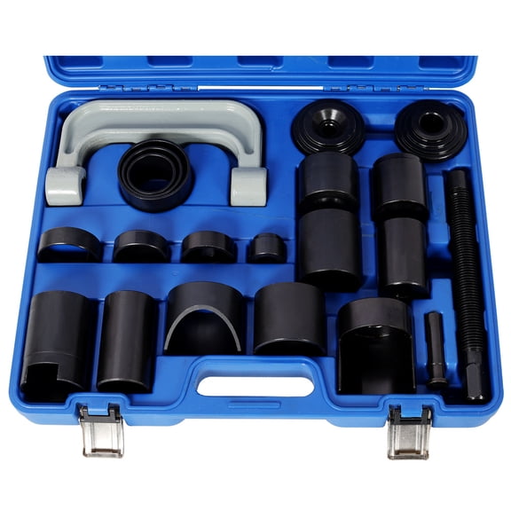 21PCS Heavy Duty Ball Joint Removal Kit,Upper and Lower Automotive Ball Joint Press Removal Tool Kit,Blue Plastic Case
