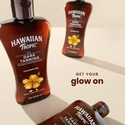 Hawaiian Tropic Dark Tanning Oil Iconic Tropical Scent With Coconut Oil Enhances Tan + Moisturizes, 8 fl oz (Package May Vary)