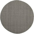 thumbnail image 1 of Safavieh Montauk Collection MTK345D Handmade Flatweave Cotton Area Rug, 6' x 6' Round, Ivory / Black, 1 of 2