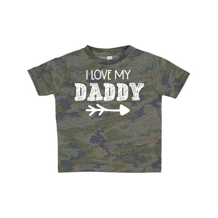 

Inktastic I Love My Daddy with Arrow Gift Toddler Boy or Toddler Girl T-Shirt