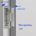thumbnail image 3 of Bisagras de Puerta Ocultas, 2 Paquetes de Bisagras de Puerta Ocultas Ajustables, Capacidad de Carga de 110 Libras, Bisagras Ocultas Resistentes para Puerta Secreta, 3 of 5