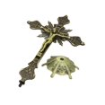 thumbnail image 4 of JESÚS Cross Statue Standing Crucifix, Figurine Table Cross Crucifix Jesus Crucifix, para la decoración del hogar de la mesa Decoración cristiana, 4 of 8