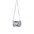 thumbnail image 4 of Luxe Faux Fur 676685047861 Faux Fur Clutch - Zebra, 4 of 5