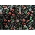 thumbnail image 5 of oneOone Cotton Silk Black Fabric Florals Dress Material Fabric Print Fabric By The Yard 42 Inch Wide-R8, 5 of 6