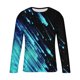 thumbnail image 3 of Blusas y camisas de manga larga y cuello redondo para hombre, camisetas casuales con estampado de moda y cuello redondo, blusas de licra de manga corta para hombre., 3 of 4