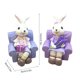 thumbnail image 3 of Hay un vídeo de adornos de resina pareja de lavanda conejo patas colgantes muñeca lindos adornos de escritorio para el hogar-9780 ANGGREK Otros, 3 of 8
