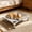 White, variant on Elevated Cooling Pet Bed for Summer, Portable Raised Dog Cat Cot with Breathable Mesh, Washable Cover Foldable Pet Cot for Indoor Outdoor Camping Travel, Black