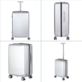 thumbnail image 2 of Hikolayae Mesa Collection Hardside Spinner Luggage Sets in Silver, 3 Piece - TSA Lock, 2 of 9