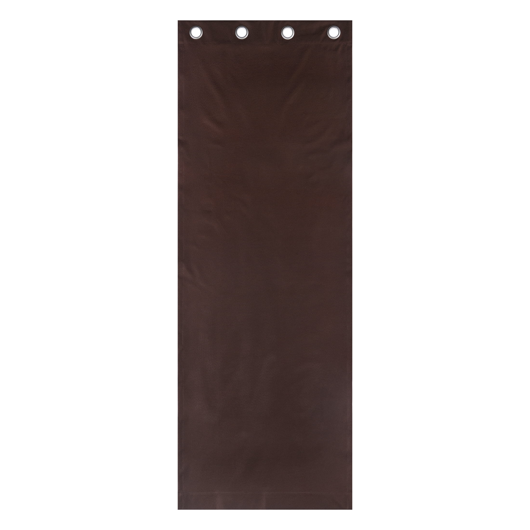 Mainstays Brown Solid Blackout Grommet Curtain Panel Pair, Set of 2, 30" W x 84" L