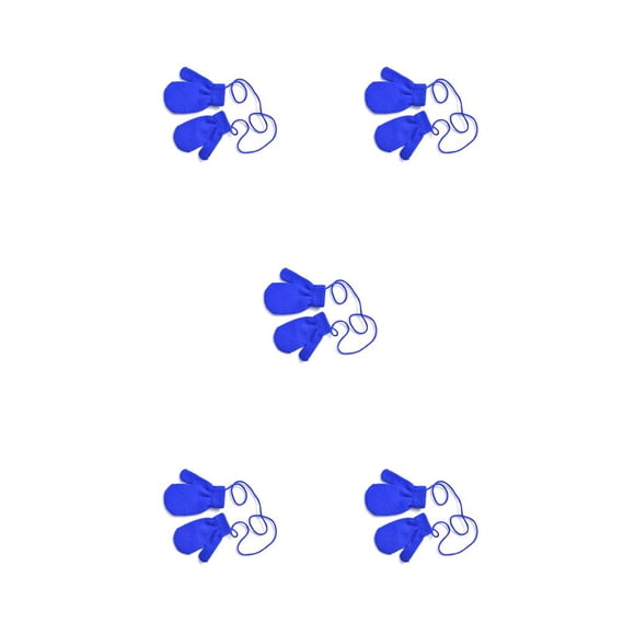 Guantes para Niños Sonducket 1 Par Manopla de Punto Cielo Azul 5Conjunto