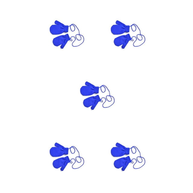 Guantes para Niños Sonducket 1 Par Manopla de Punto Cielo Azul 5Conjunto