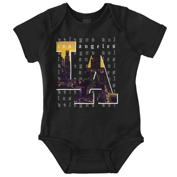 Urban Streetwear Los Angeles LA CA Romper Boys or Girls Infant Baby Brisco Brands NB