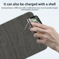 thumbnail image 6 of Christmas Gifts Liweisiy Wireless Charging Mouse Pad Mobile Phone Wireless Charger Wood Grain Model D534 Black, 6 of 9