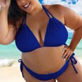thumbnail image 6 of Travelwant 2Pcs/Set Women's Plus Size Swimwear 2 Piece High Waisted Swimsuit Bathing Suit, 6 of 7