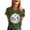 Black/White/Green, variant on DGMIOCS Black and White Disco Ball Club Retro T-Shirt Women's Short Sleeve Casual Party T-Shirt XL