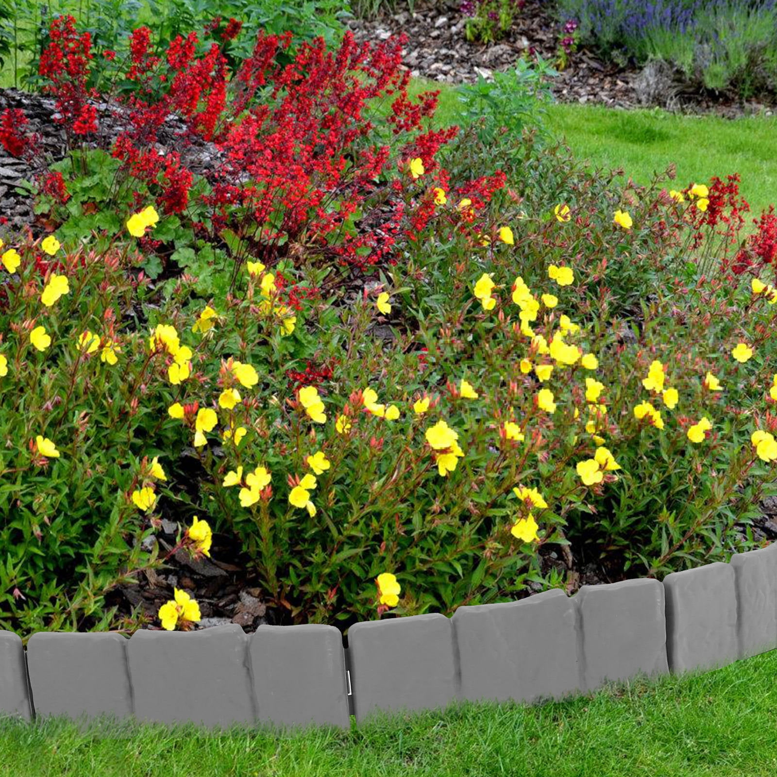 GOOHOCHY 1 Set Garden Fence Border for Kids Flower Beds Lawn Edging Landscape Garden