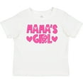 thumbnail image 3 of Inktastic Mama's Girl Pink with Hearts Girls Baby T-Shirt, 3 of 5