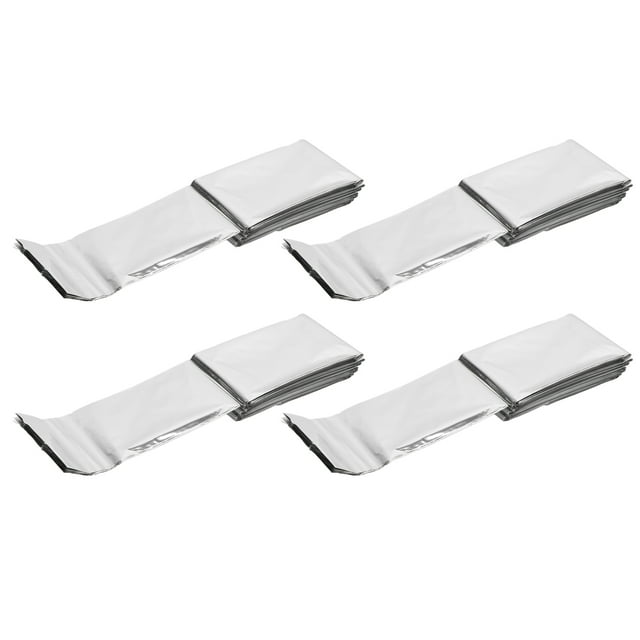 Couvertures d'Urgence, Pliable Portable Réfléchissante Imperméable Couverture Chaude d'Urgence Garde au Sec pour Camping