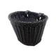 thumbnail image 4 of Cesta de mimbre para bicicleta Zulema Cesta de ciclismo manillar impermeable tejido a mano ajustable negro, 4 of 8