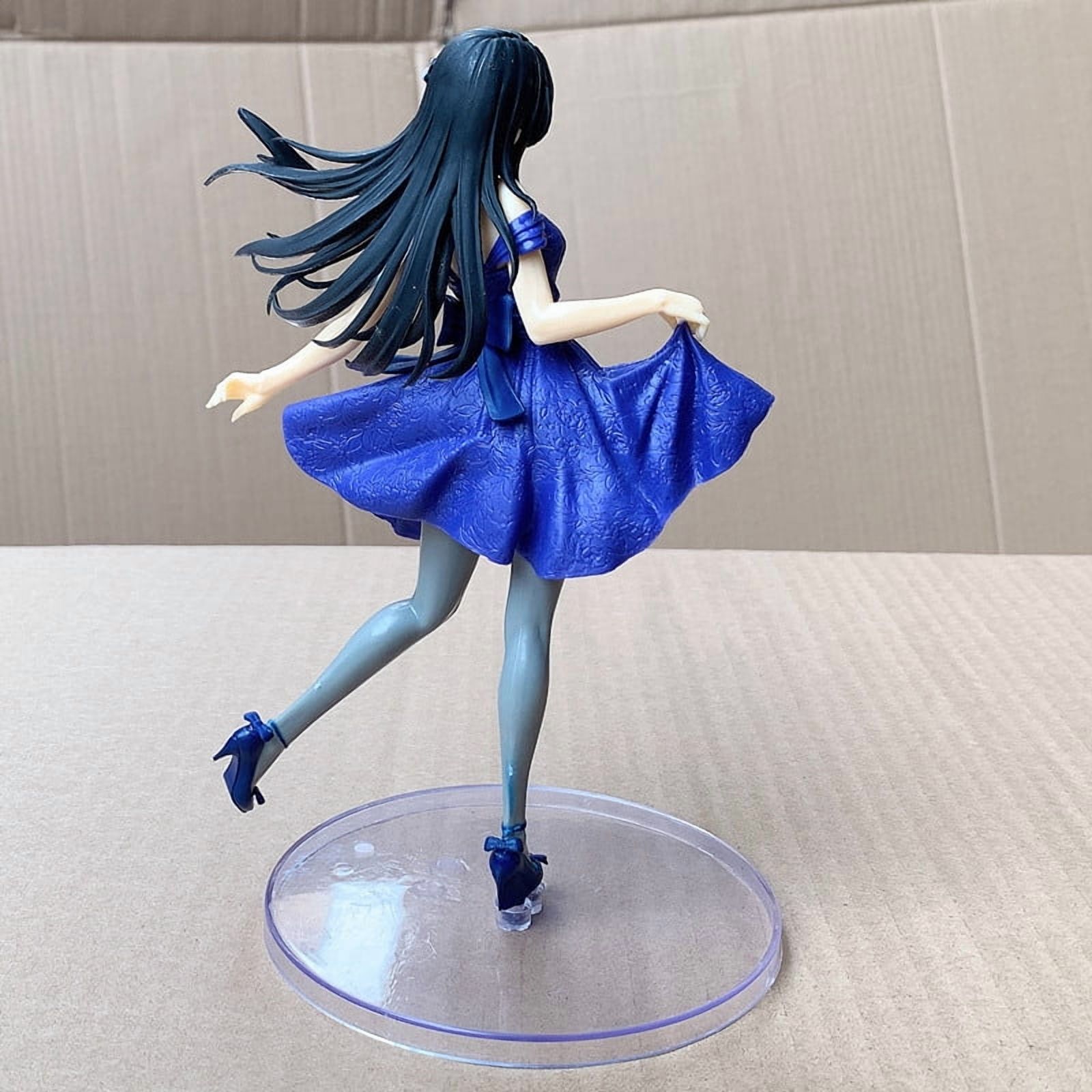 New Sakurajima Mai (Dress Ver) Character Anime Model Statue Action Figures Desktop Ornament Popular Decorations Fan Souvenirs Creative Gift Collectable