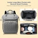 thumbnail image 2 of Bolsa de pañales portátil Mochila de gran capacidad Resistente al agua Viaje Bebé Enfermería, 2 of 8
