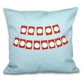 thumbnail image 2 of Simply Daisy 16" x 16" Happy Holidays Banner Word Print Pillow, 2 of 2