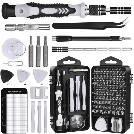 HZKAICUN 135 In 1 Precision Mechanic Screwdriver Tool Set and Opening Tool for IPhone, PC, Laptop, IPad, Tablet, Computer, MacBook, Glasses, Xbox, Watches, Camera Repair