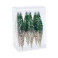 thumbnail image 4 of Christmas Ornament Set, 6 Pack Glitter Icicle Decorations Shatterproof Hanging Baubles for Holiday Tree, Home, and Party Décor (Multiple Colors Available), 4 of 9