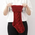 thumbnail image 4 of Dalrosia Christmas Stockings 18 Inches Large Size Cable Knitted Stocking Gift and Decorations for Holiday Family Xmas Party, 4 of 5